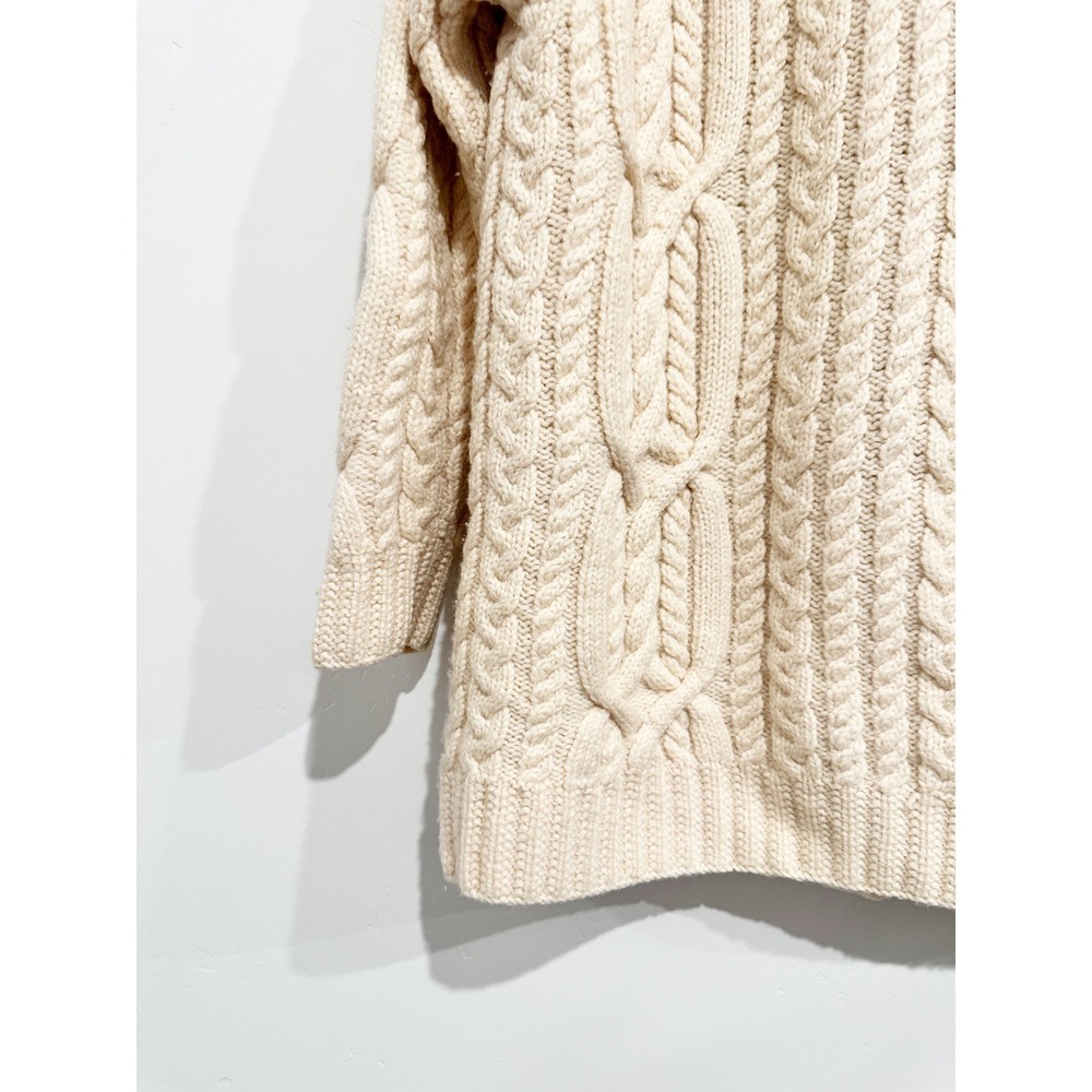 Ralph Lauren Cream Cable Knit Cardigan - Small Fisherman Core/Old Money/Coastal - Picture 7 of 9